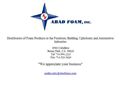 1009furniture manufacturers equipsupls mfrs Abad Foam Inc