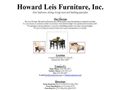 1321furniture dealers retail Howard L Leis Furniture Inc
