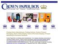 2216boxes folding manufacturers Crown Paper Box Corp