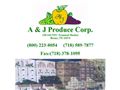 1700fruits and vegetables wholesale A and J Produce Corp