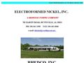 1540electroforming manufacturers Electroform Nickel Inc