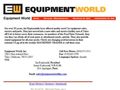 1893excavating equipment wholesale Equipment World Inc