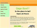 1790bowling centers Gage Bowl Inc